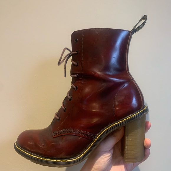 Used Dr. Marten Oxblood Sadie 3.5” heels in UK 6/EU 39/US 8 - Picture 6 of 13